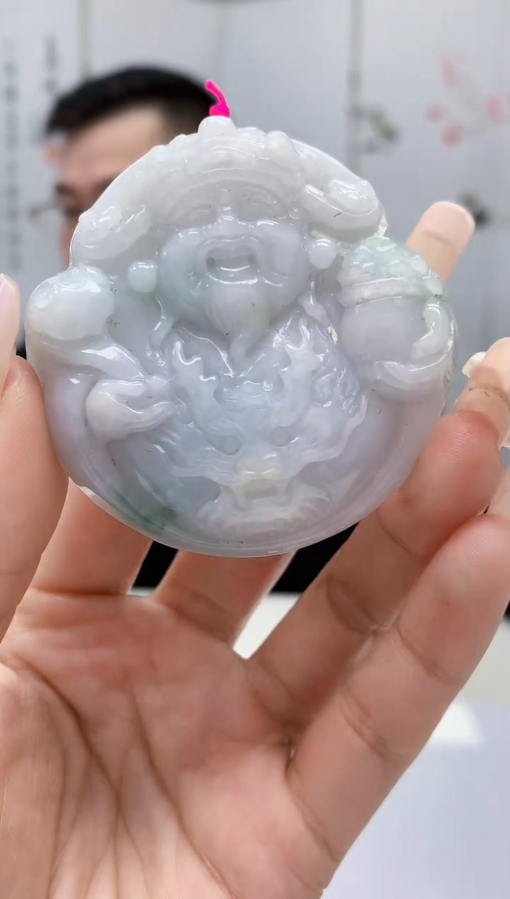 【闪购商品】定制翡翠未镶嵌5152lr-毛货挂件27