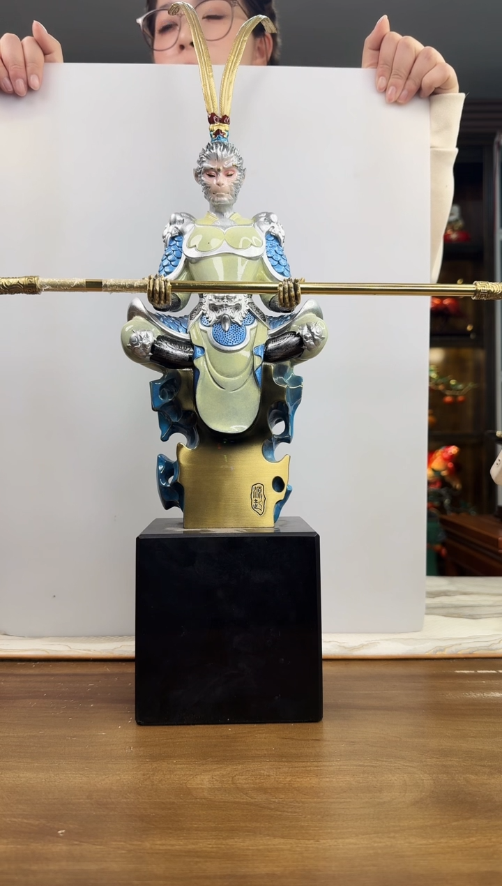 【闪购商品】静思悟空 黄铜摆件 高度 55CM