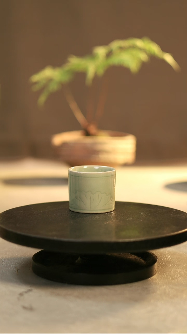 杯子瓷原产地原矿釉扳指杯