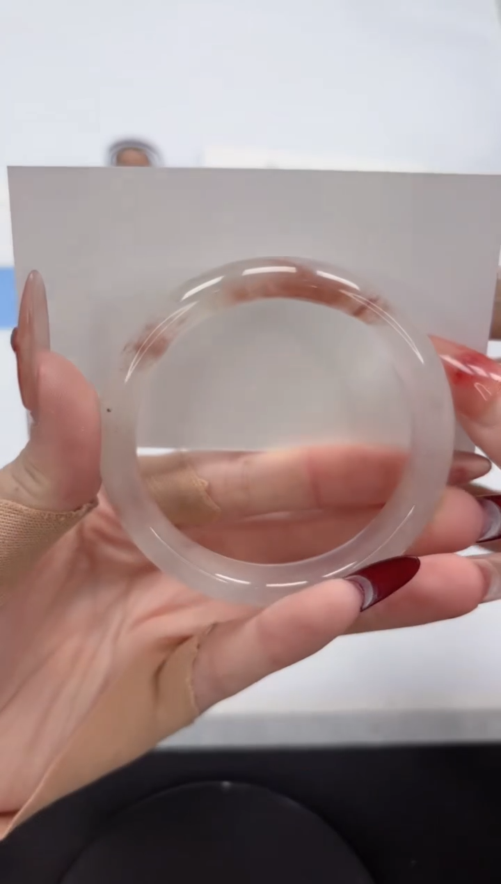 【闪购商品】石英质玉手镯未镶嵌A291-55.6