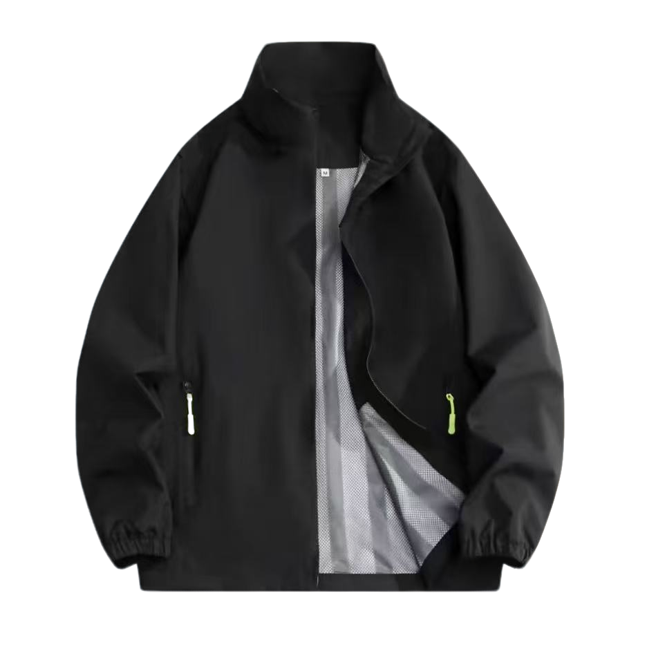 户外春秋新款男女同款可定冲锋衣工装外套春秋休闲