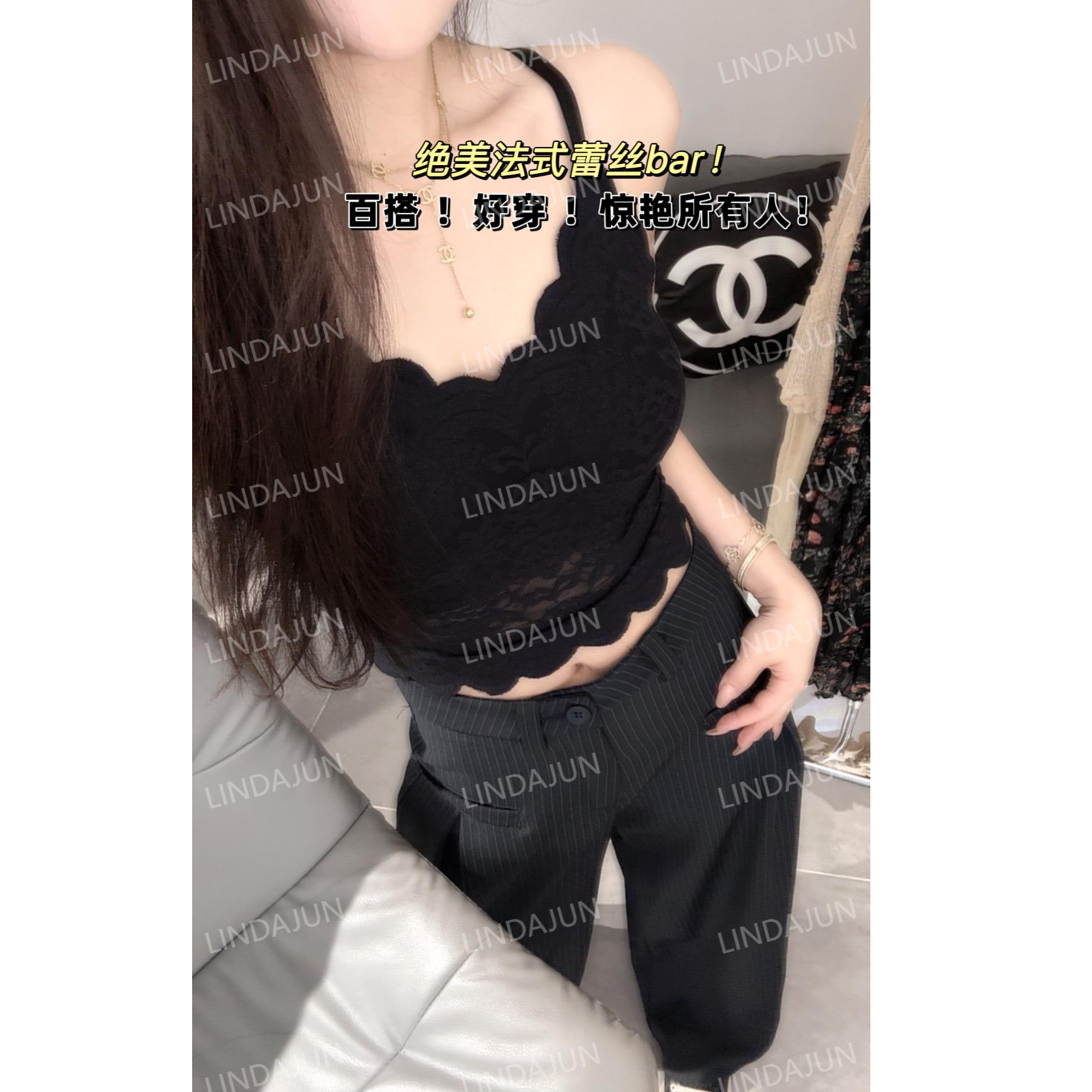 新款夏季绝美百搭气质蕾丝美背