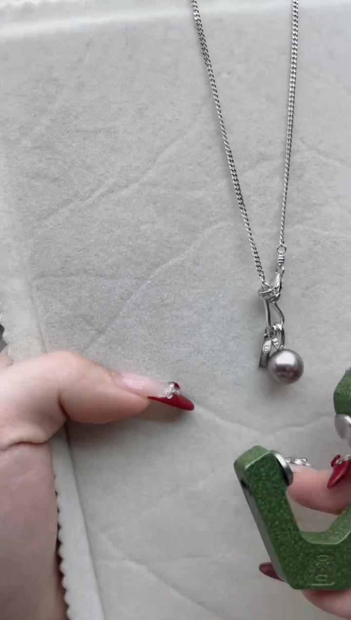 【闪购商品】海水珍珠套链银S925镶嵌Y29