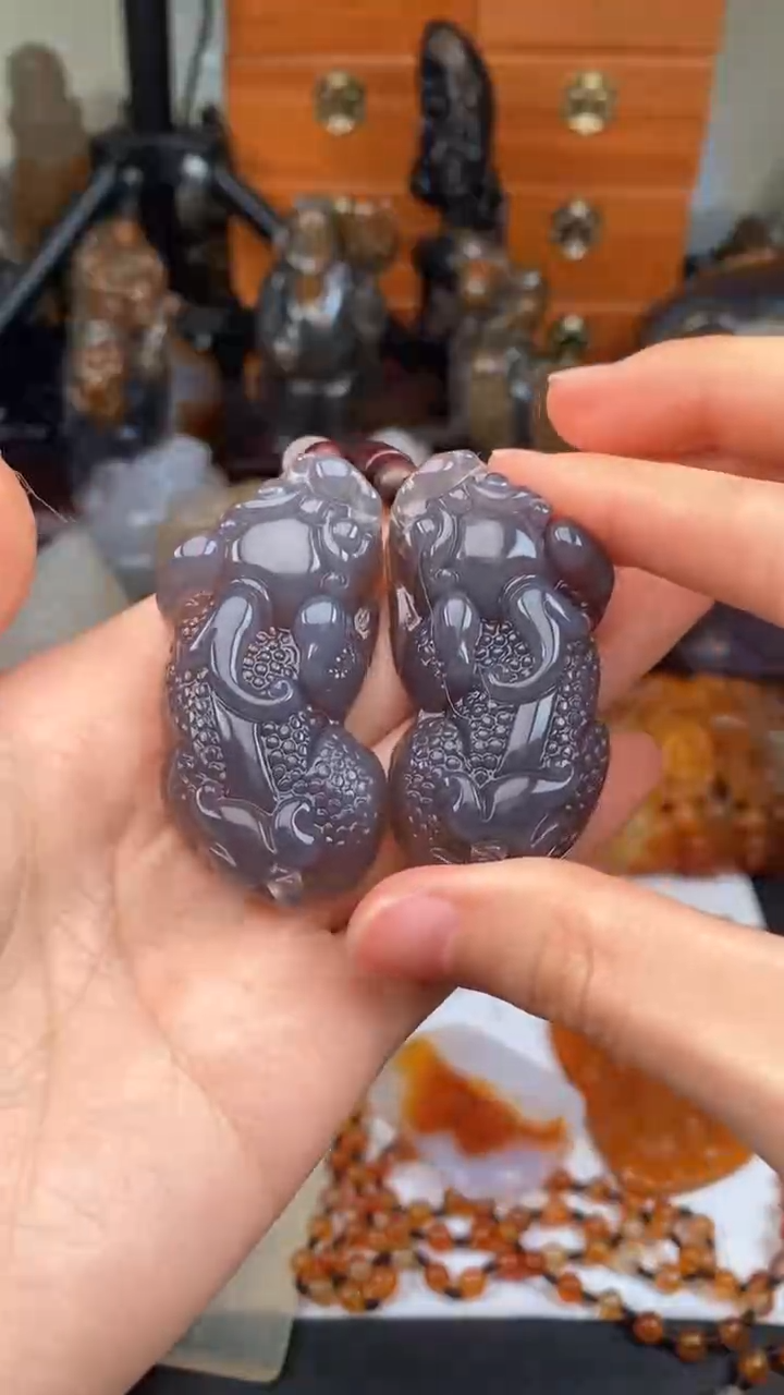 【闪购商品】玛瑙/玉髓颈饰未镶嵌AA