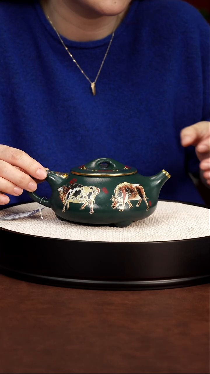茶壶紫砂景舟石瓢苏门答腊青 汪庆龙