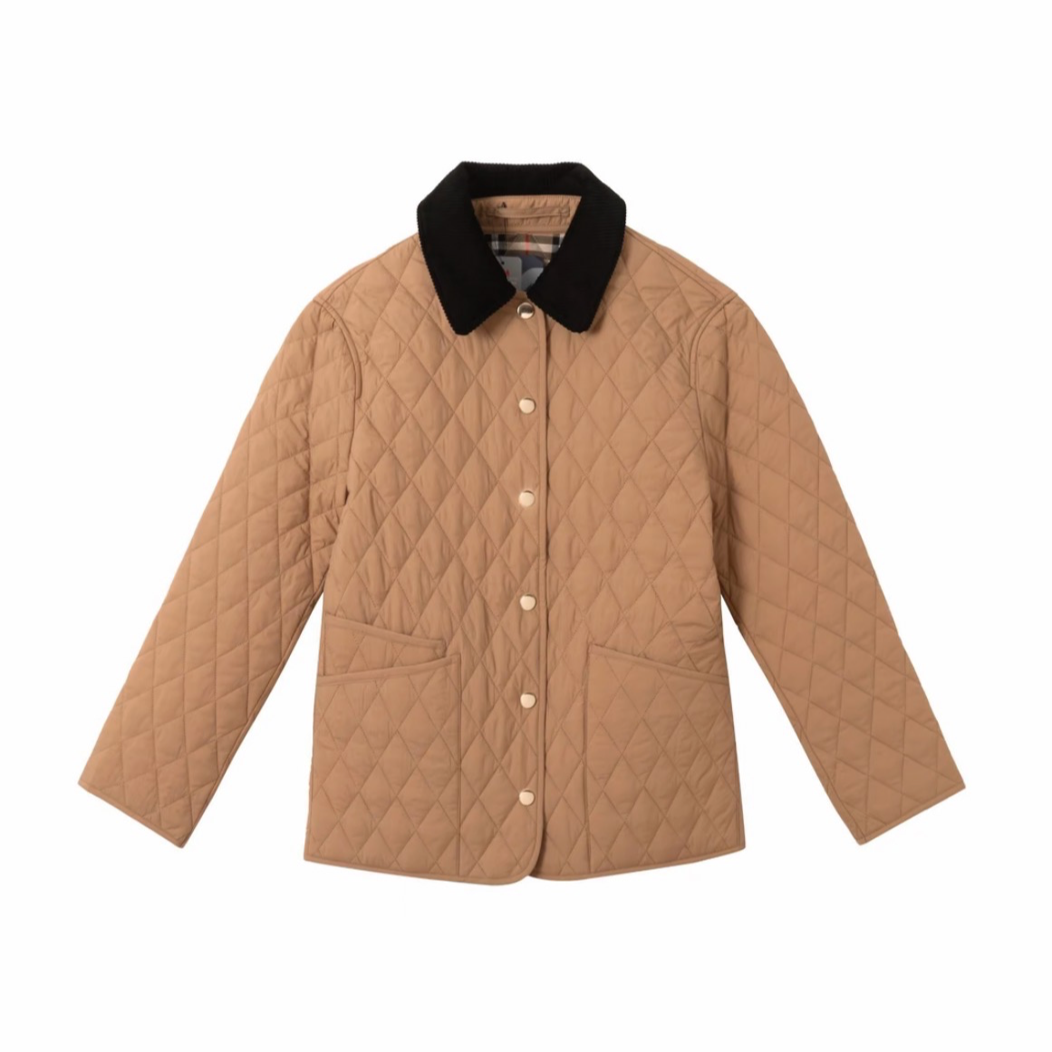 二少--【流光风】【黄金甲】巴恩风保暖夹棉外套女时尚百搭-2030