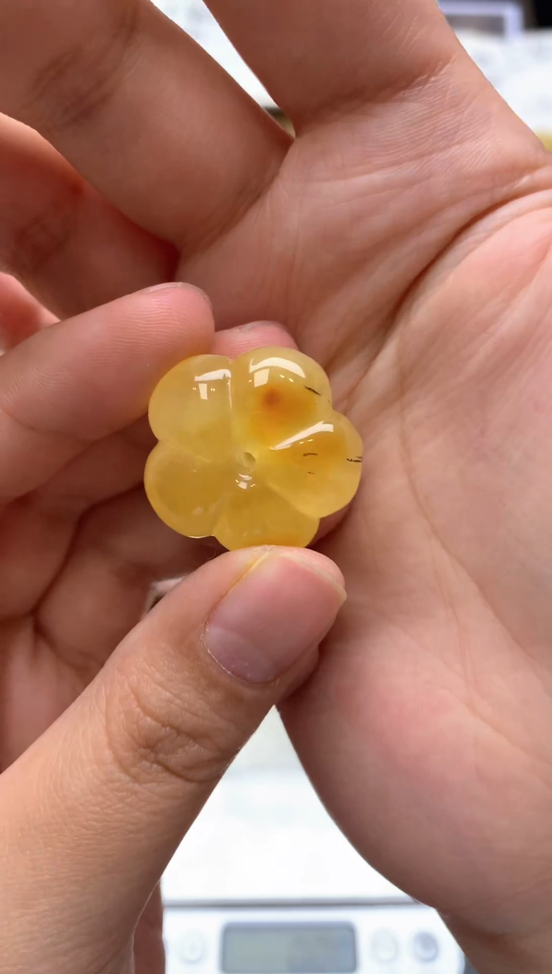 【闪购商品】琥珀珠宝奇石未镶嵌027琥珀蜜蜡花粉