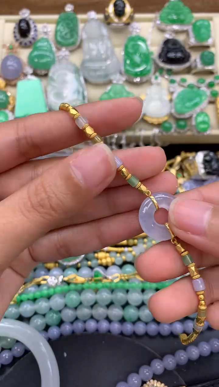 【闪购商品】翡翠手链未镶嵌332-中国好珍宝