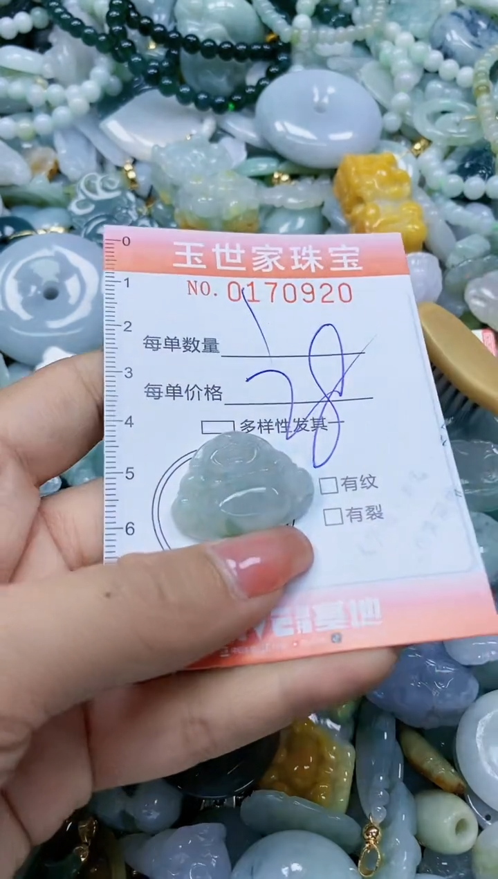 【闪购商品】翡翠颈饰未镶嵌闪购0170920