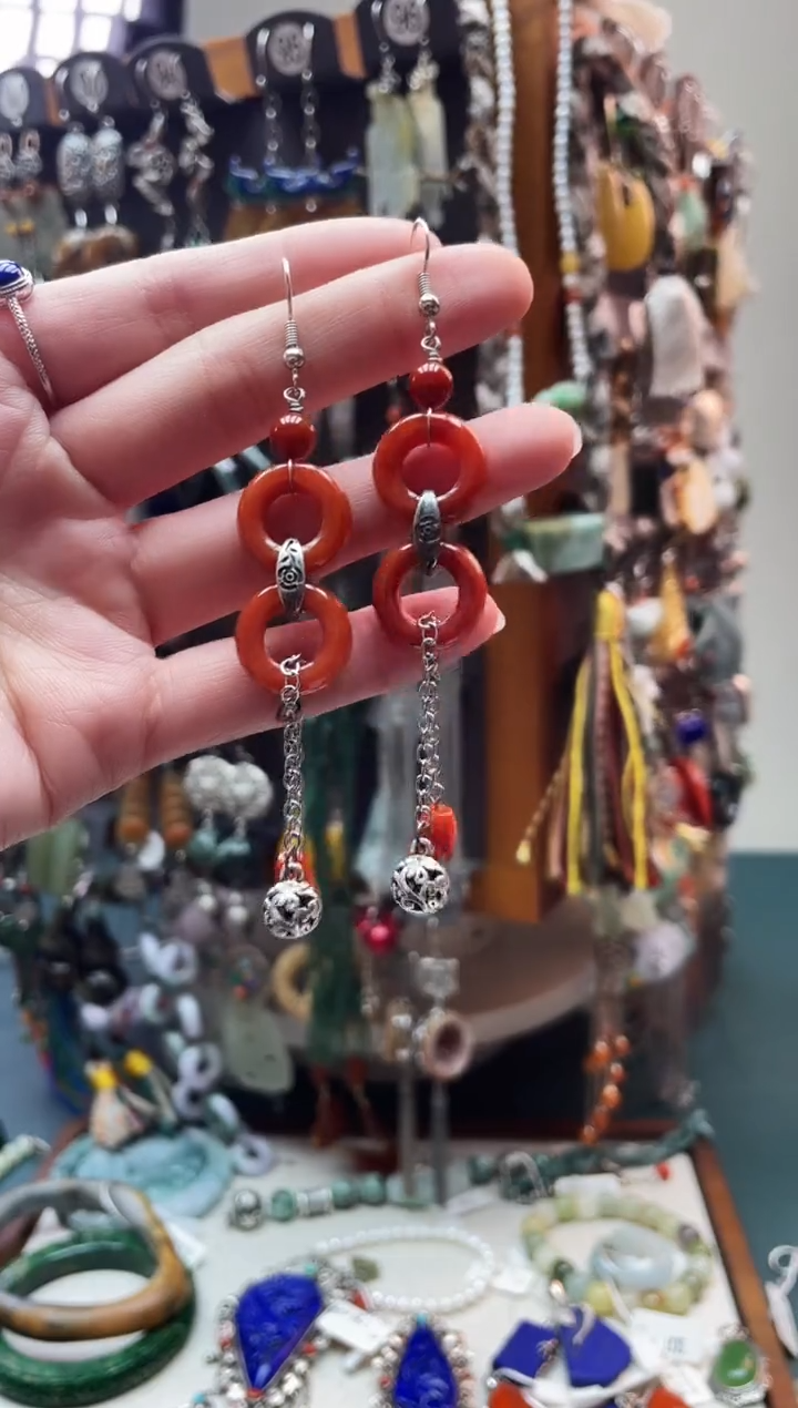 未镶嵌翡翠耳饰饰品