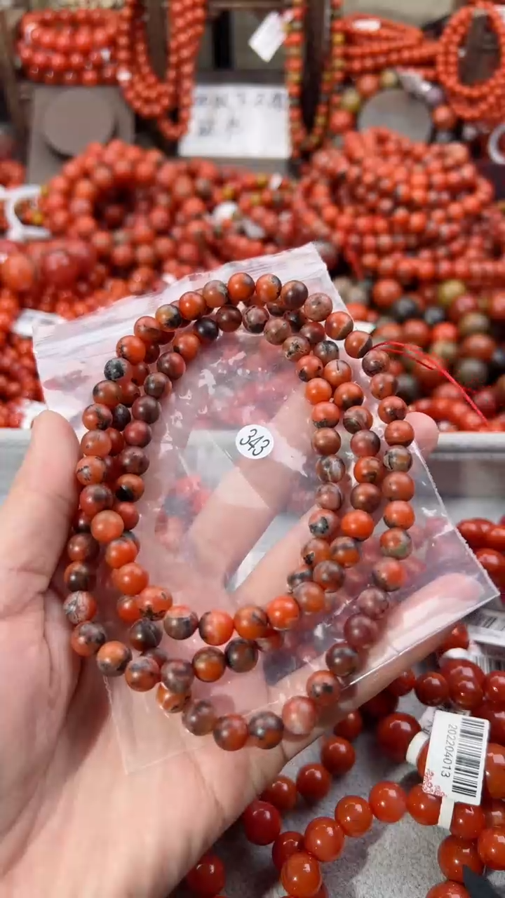 【闪购商品】南红玛瑙手串未镶嵌7