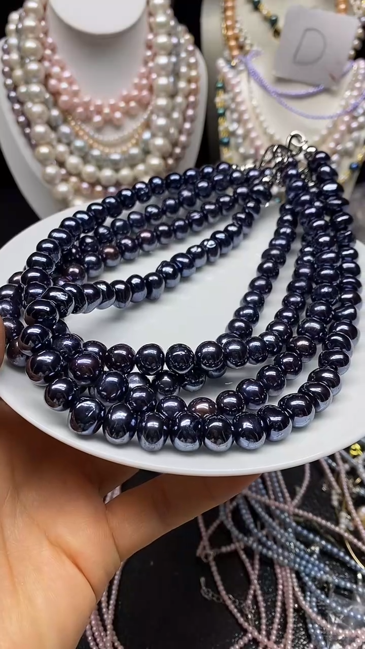 淡水珍珠未镶嵌颈饰多人