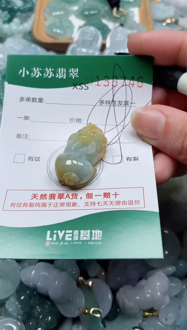 【闪购商品】翡翠颈饰未镶嵌闪购商品0133746