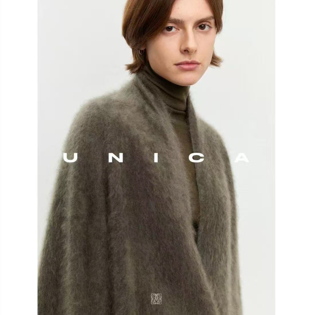 UNICA/柔肤之享_纸片人百搭实用慵懒针织毛衣开衫外套