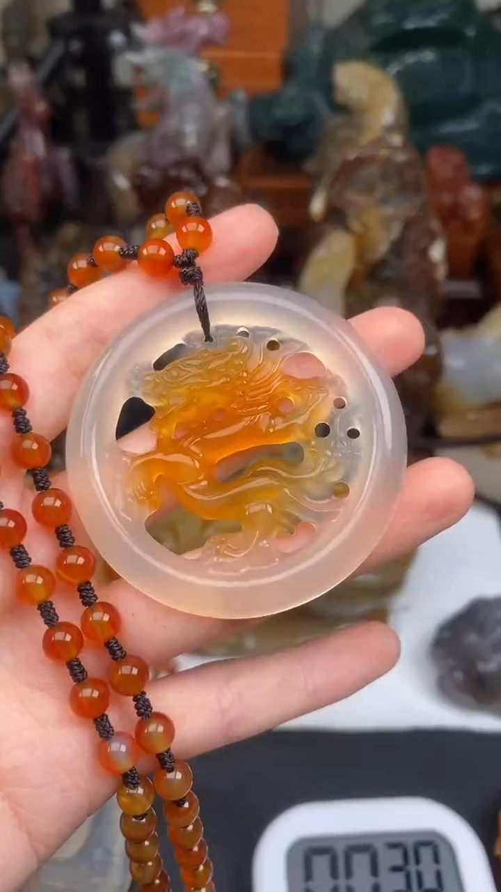 玛瑙/玉髓颈饰未镶嵌AA