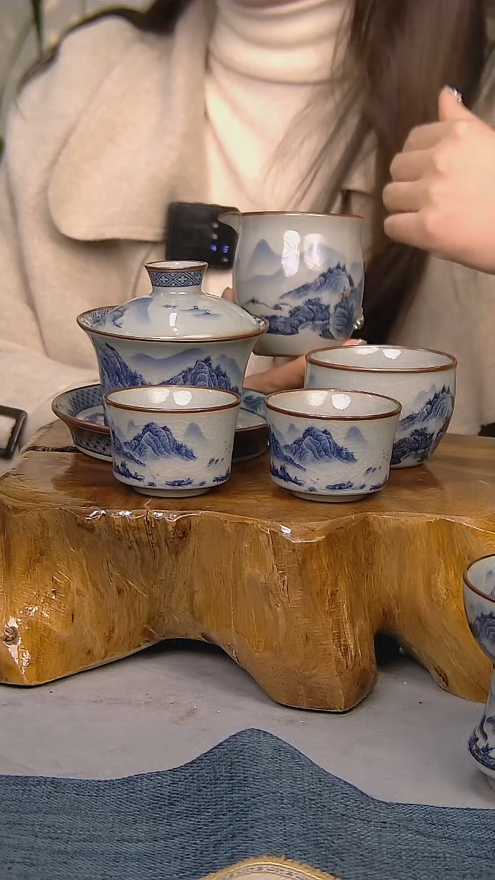 【闪购商品】简装家用款5件套 陶瓷家用茶具系列