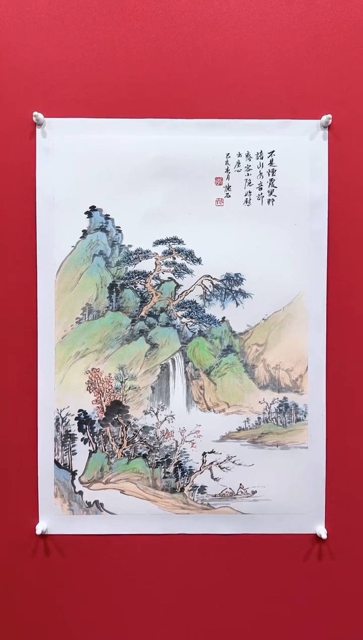 【闪购商品】国画李国民46*68........