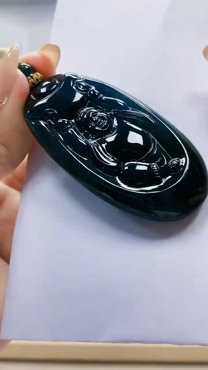 未镶嵌定制翡翠4898ty-毛货挂件42