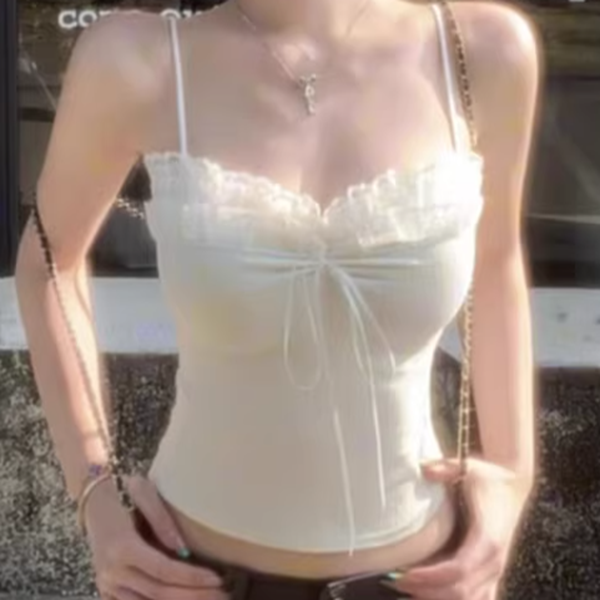 【直播链接】韩版少女修身型夏季背心纯欲风