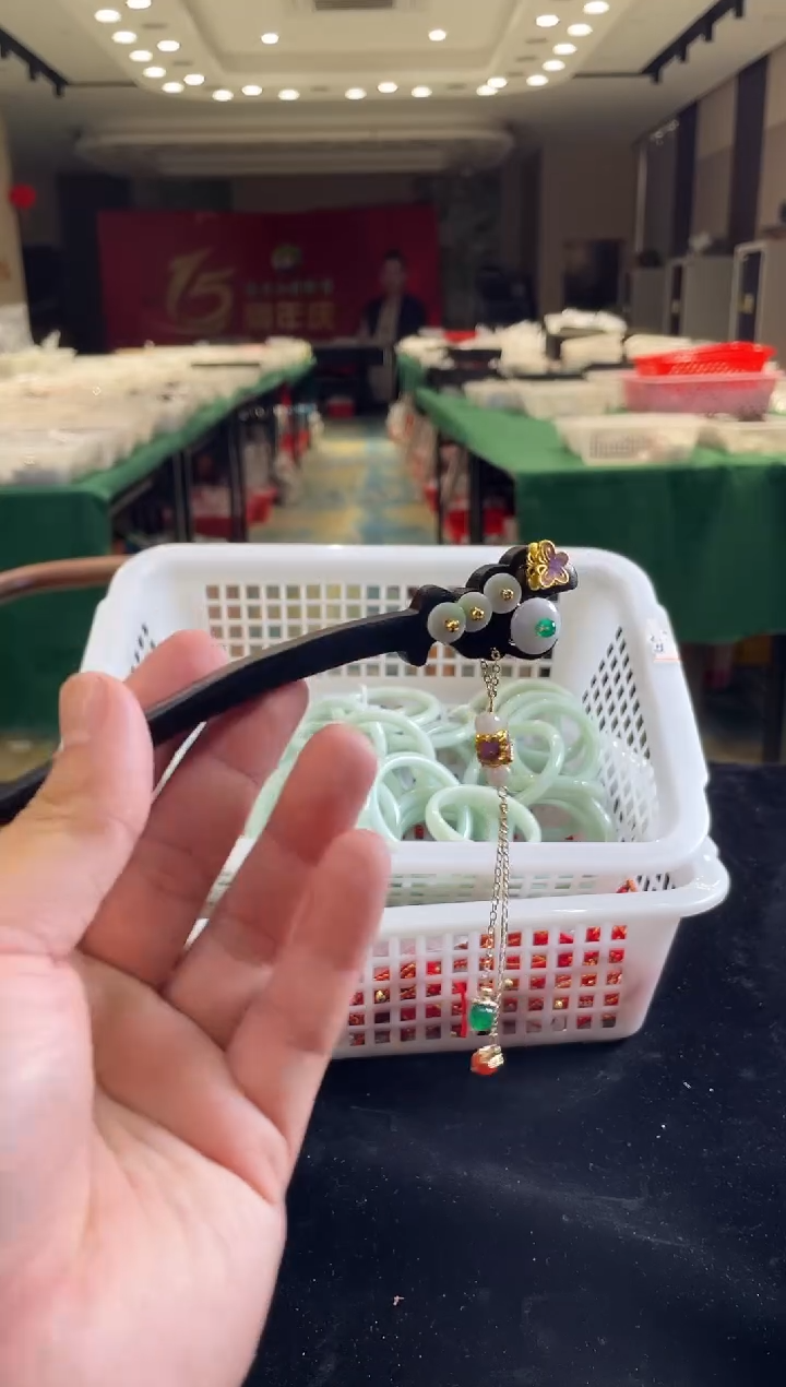 【闪购商品】翡翠裸石发簪（多样性发一）