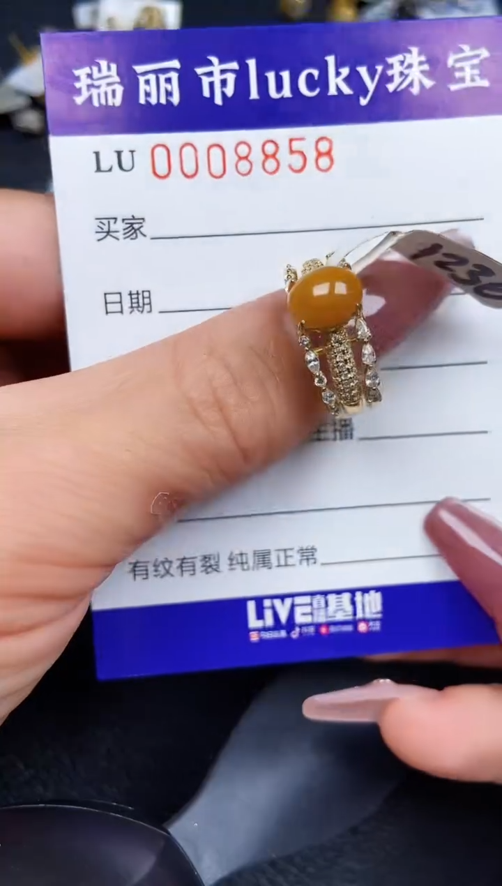 翡翠银S925镶嵌颈饰8858