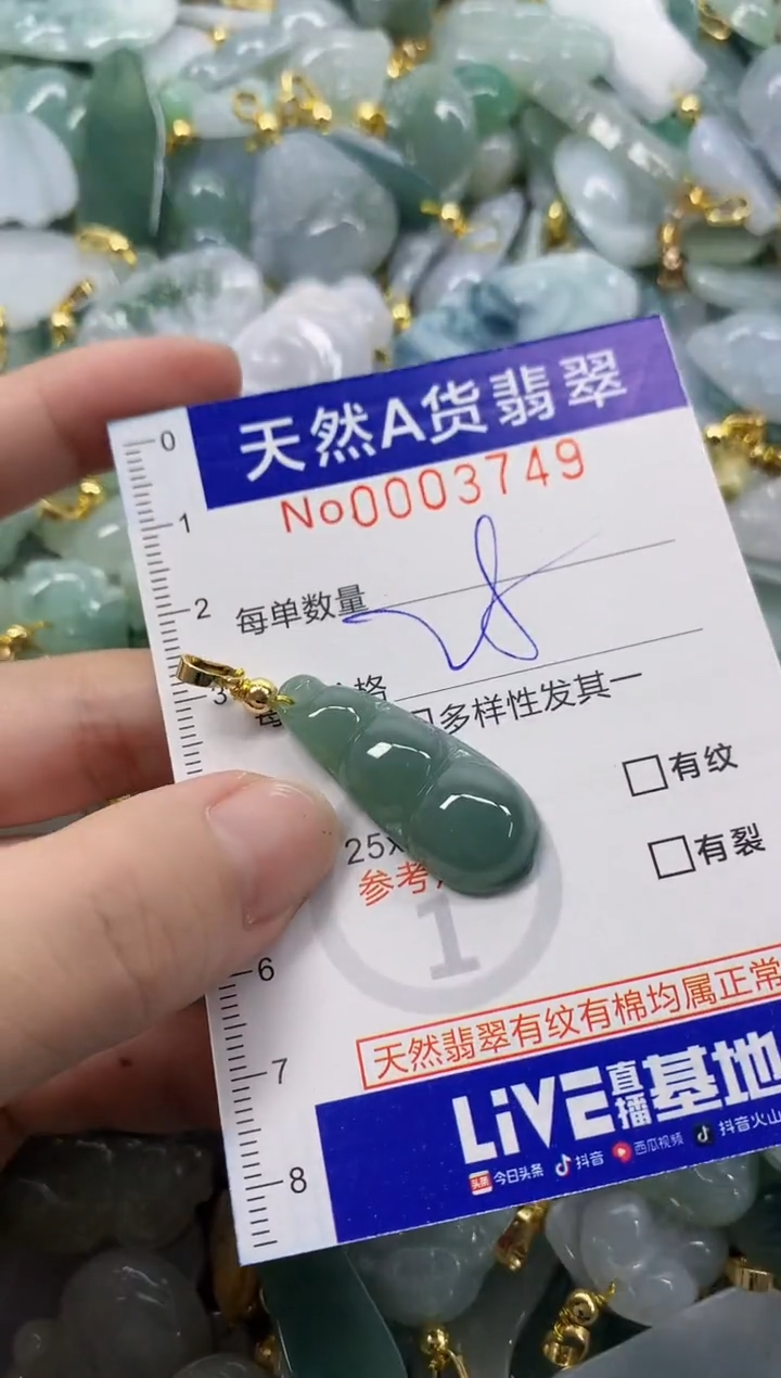 颈饰未镶嵌翡翠天然A货翡翠