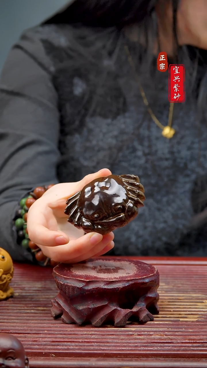 紫砂宜兴紫砂茶宠摆件