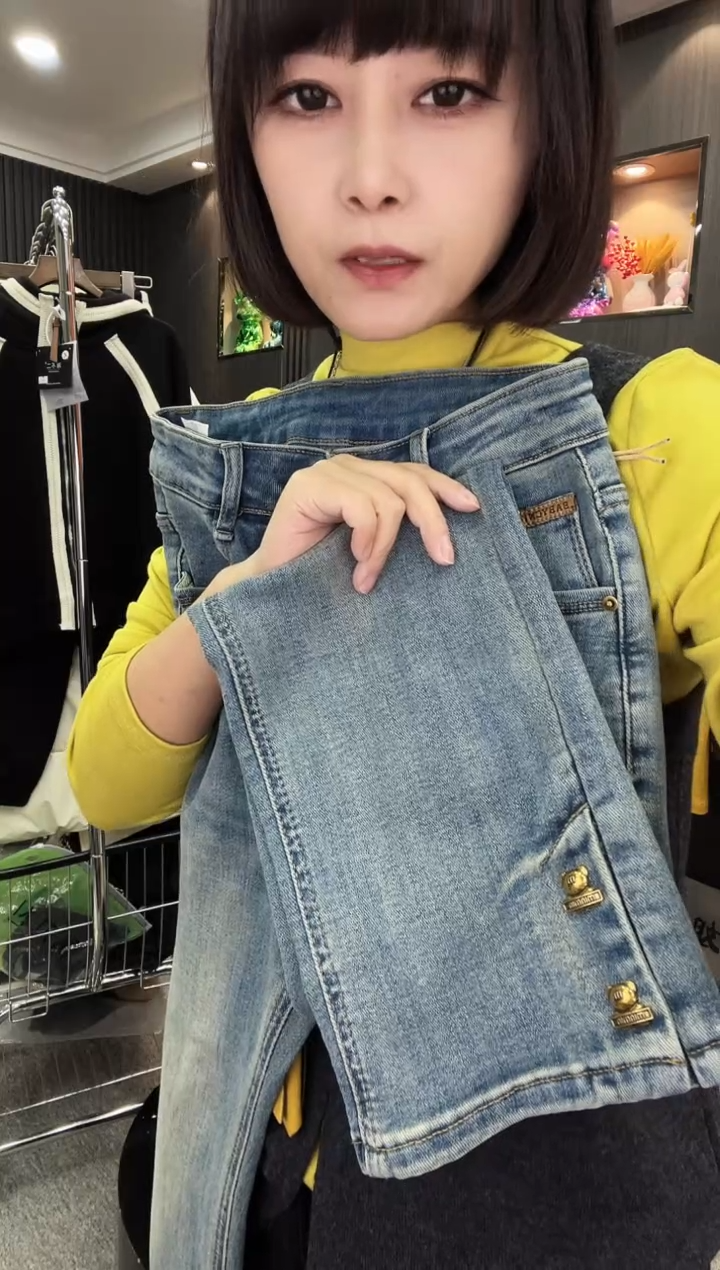 5271牛仔裤----大码