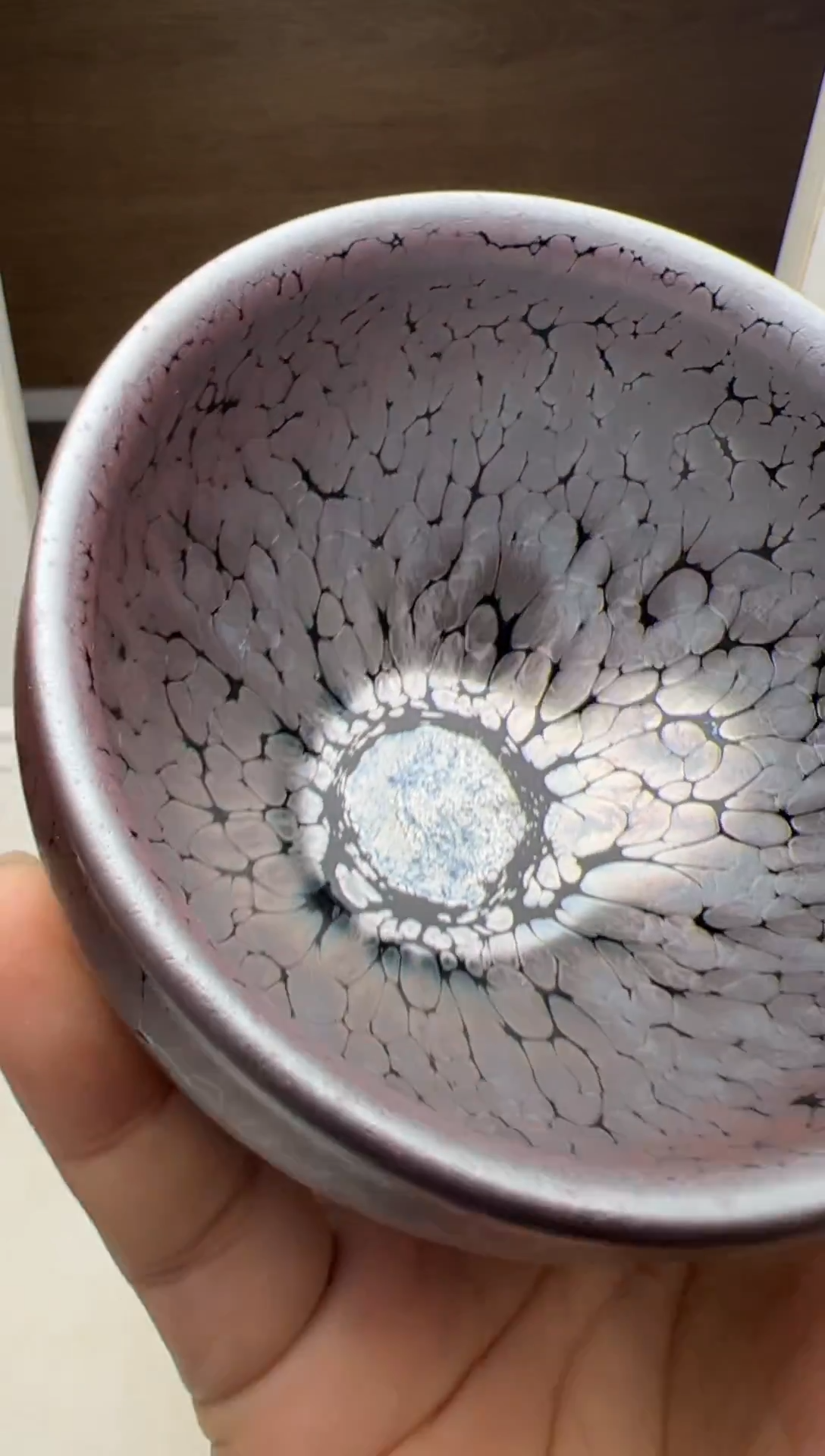 茶盏建窑建盏 七彩极光