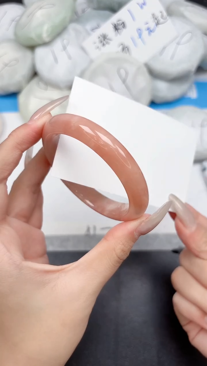 未镶嵌手镯石英质玉243-52-53