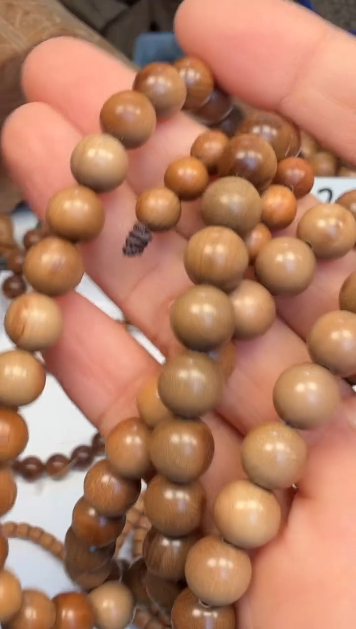 檀香木手串/手链风化料0.8/108颗沉水福利款