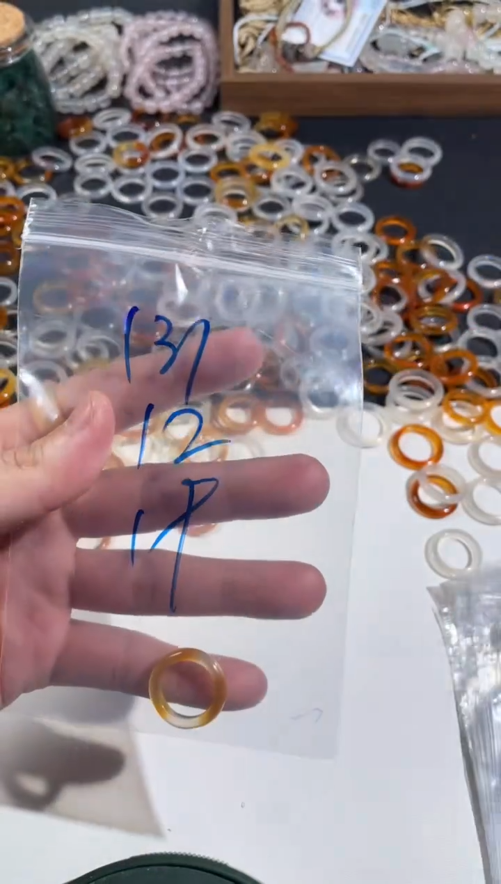 【闪购商品】玛瑙/玉髓戒指未镶嵌131