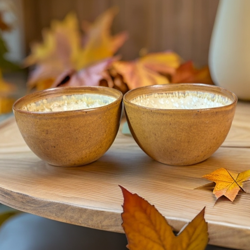 467 微瑕品4.8英寸日式粗陶复古麻点感侘寂风米饭碗