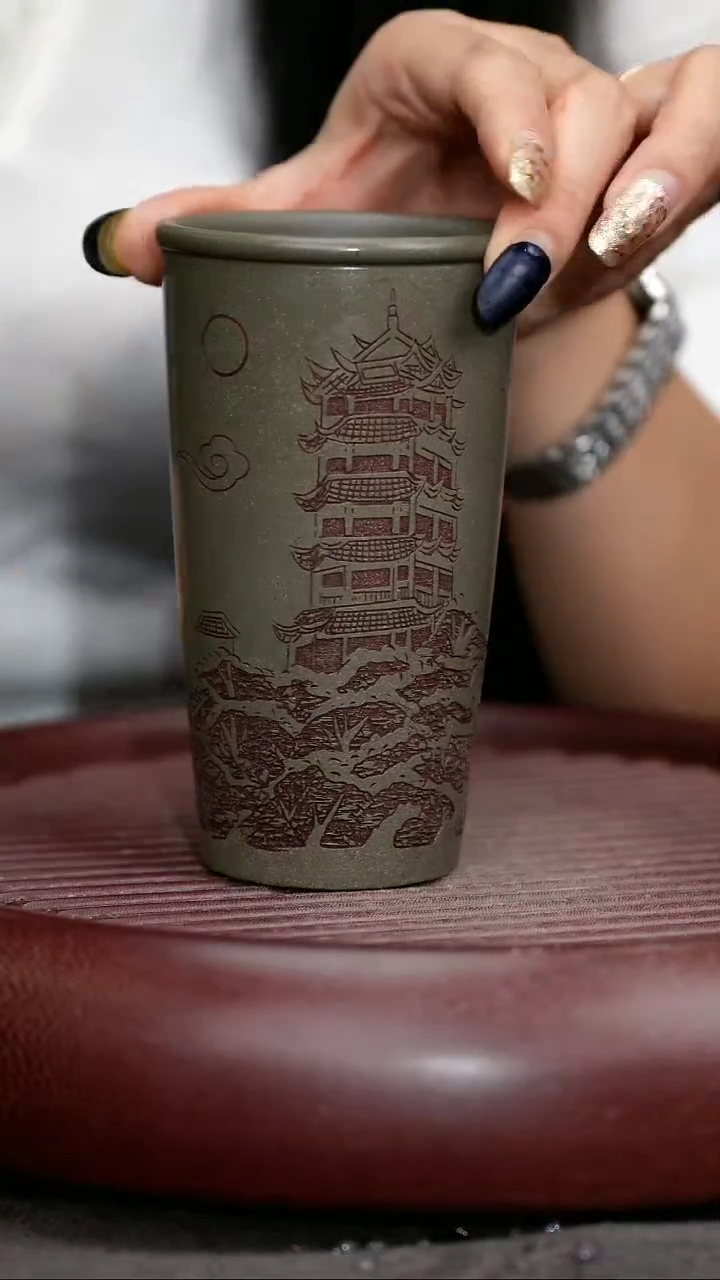 茶杯紫砂紫砂主人杯福利放漏
