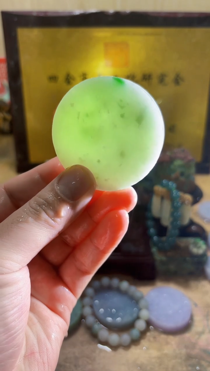 未镶嵌挂件翡翠A货常星7888