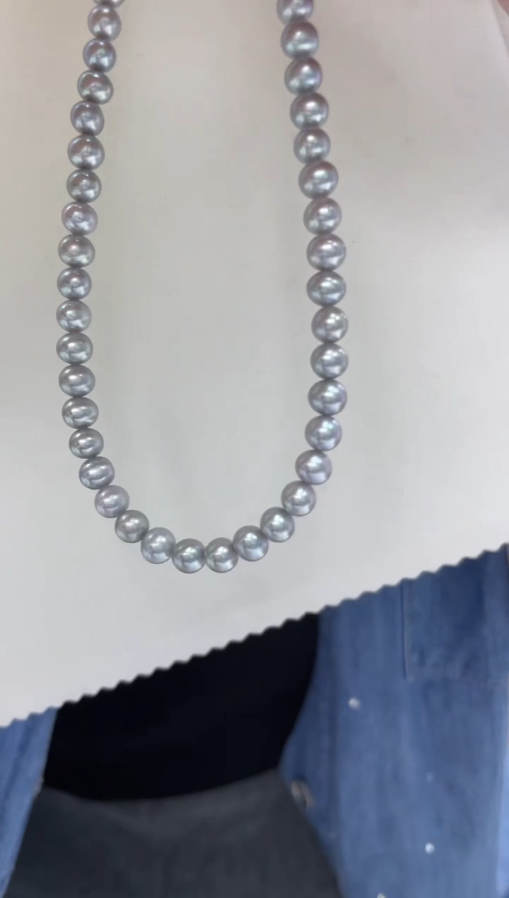 【闪购商品】淡水珍珠颈饰银S925镶嵌GP151