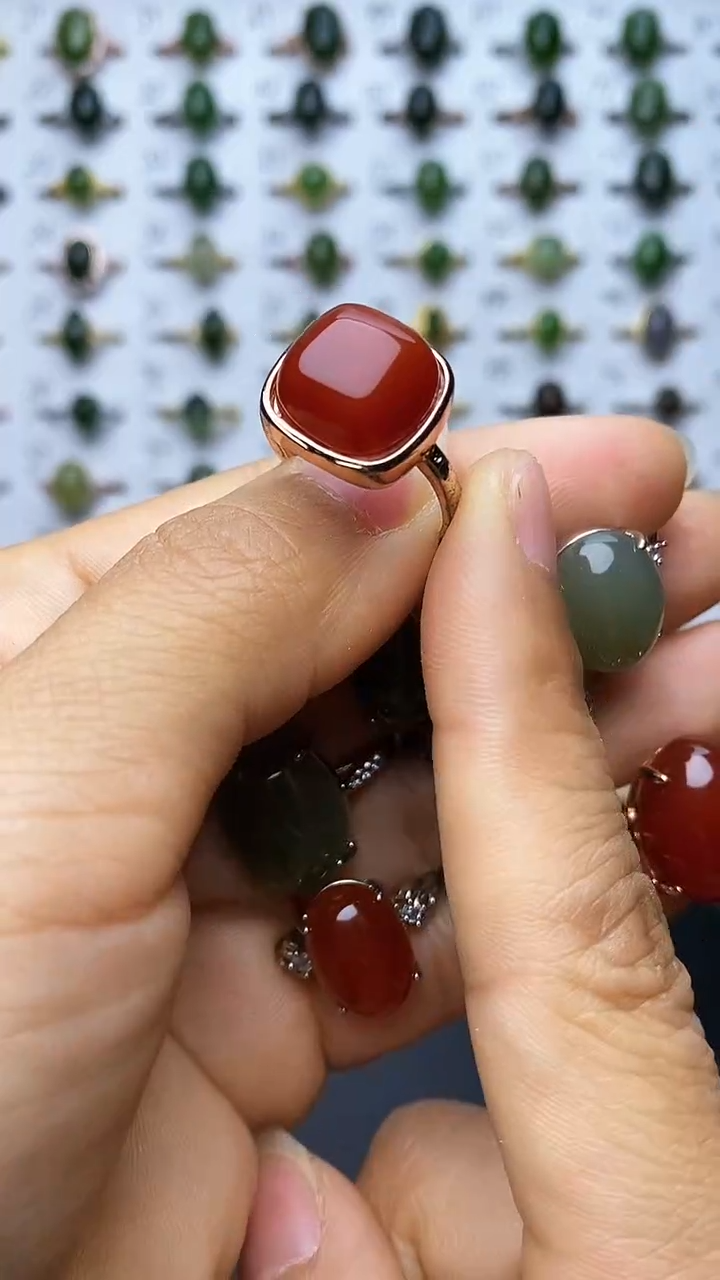 【闪购商品】南红玛瑙戒指未镶嵌1