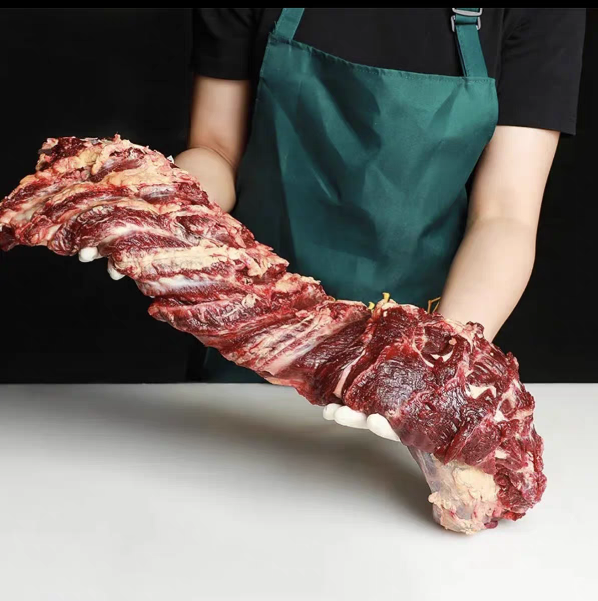 新疆褐牛马尾  吊龙牛肉火锅食材  同城闪送 省外顺丰空运