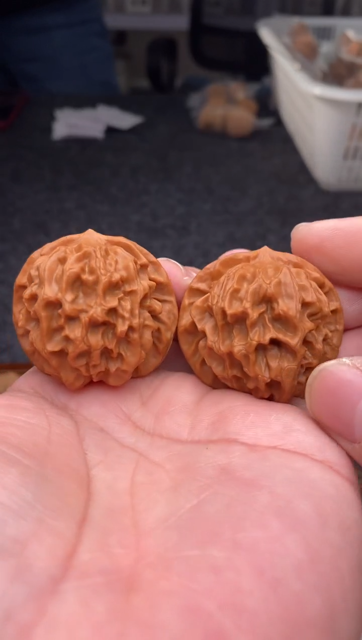 把件文玩核桃B283号龙鳞43尺