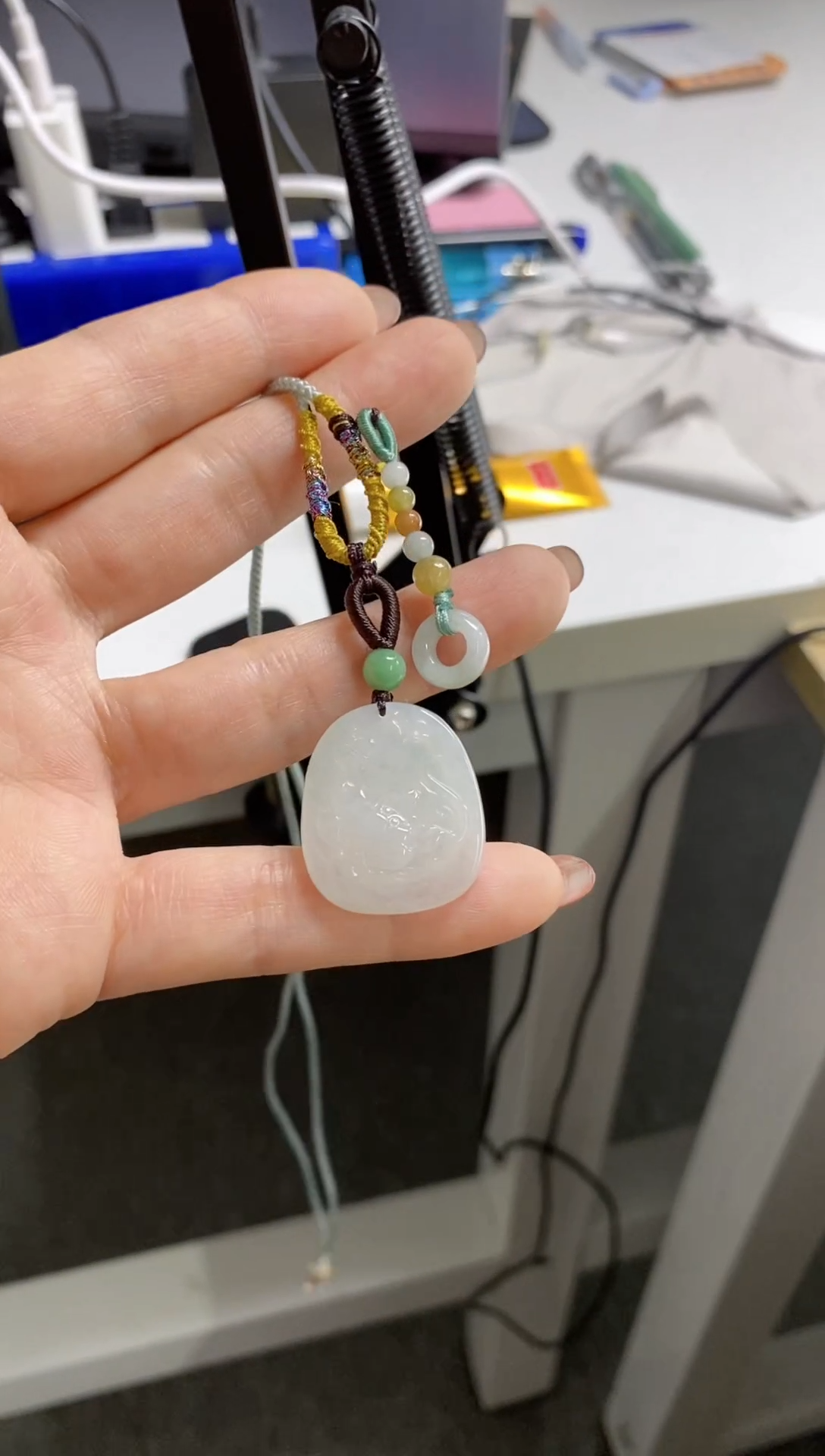 【闪购商品】翡翠颈饰未镶嵌天然缅甸翡翠A货随型挂件