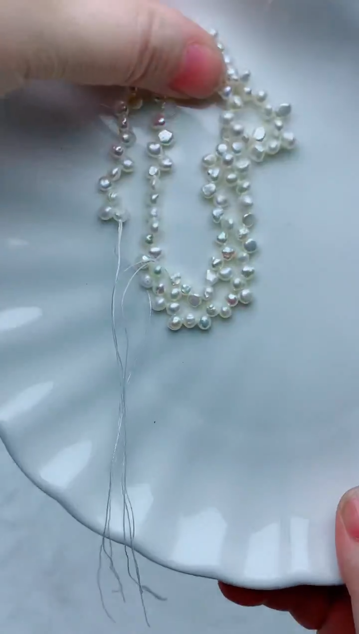 颈饰未镶嵌淡水珍珠多样性发其一【非无瑕】不做扣