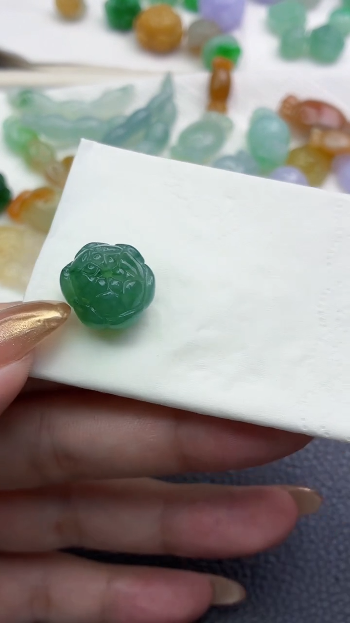 未镶嵌定制翡翠❤****️珠子