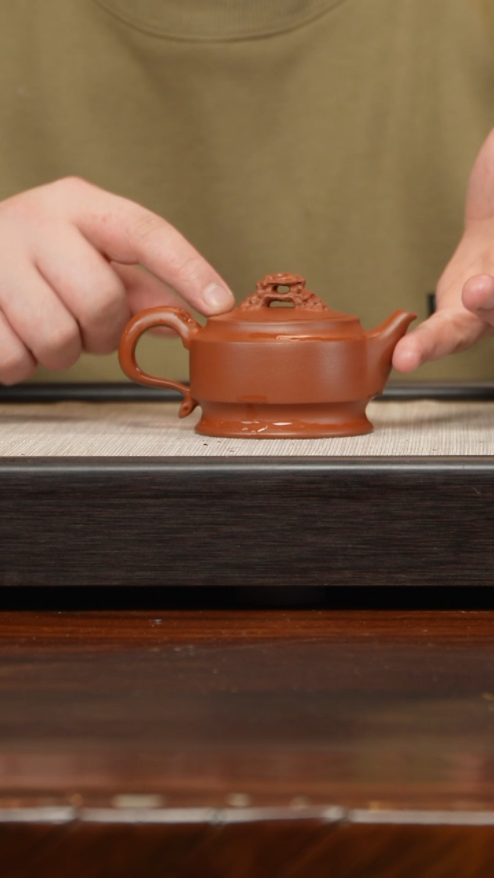 【闪购商品】紫砂茶壶朱泥磐石150cc