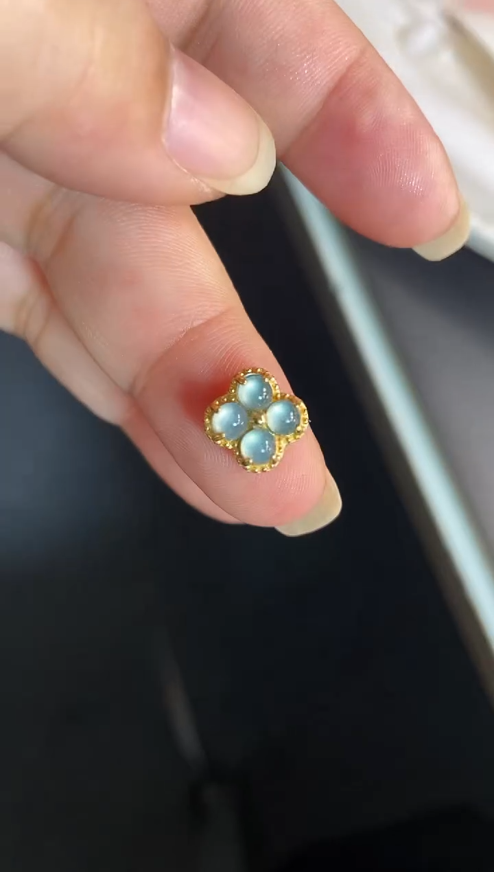 吊坠(不含链)银S925镶嵌翡翠1