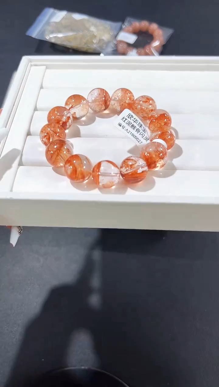 未镶嵌手串水晶96i多样性发其一【1条】默认微瑕16mm