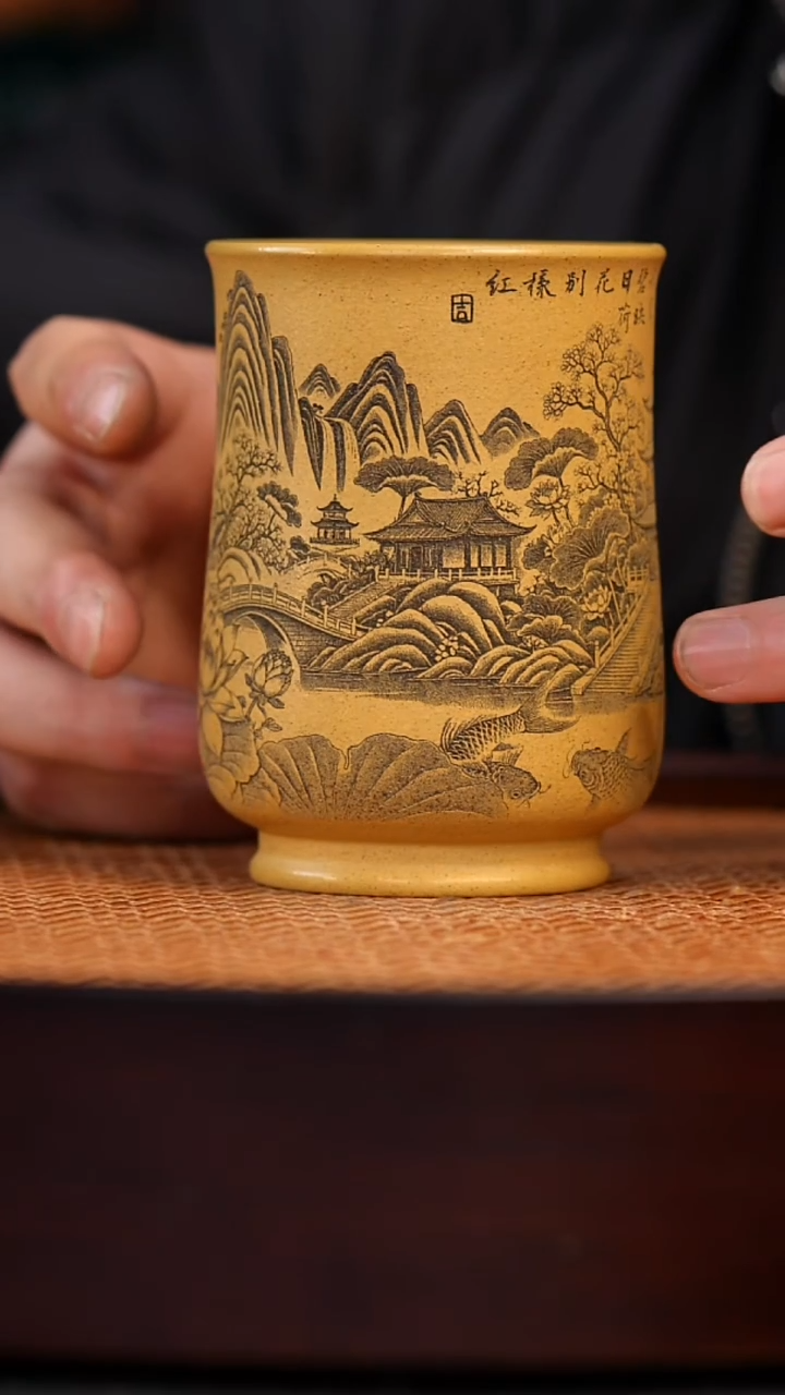 茶杯紫砂宜兴全手工紫砂杯