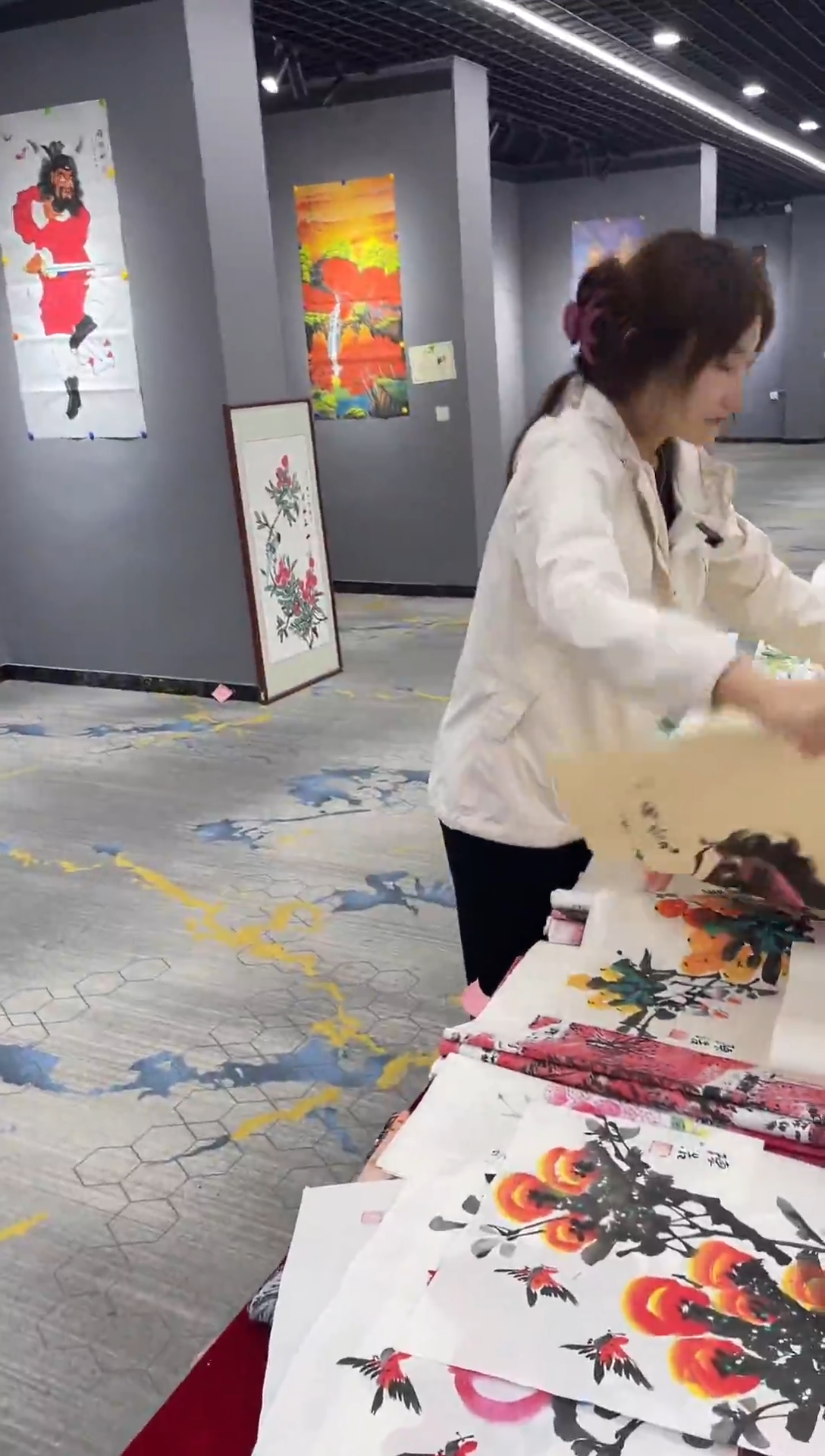 竖款年画艺术作品欣赏S18