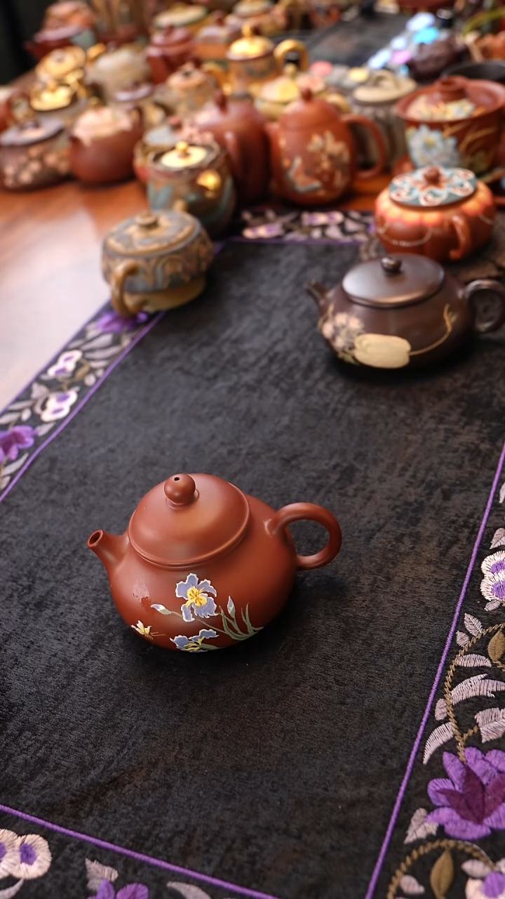 茶壶紫砂朱泥容天壶