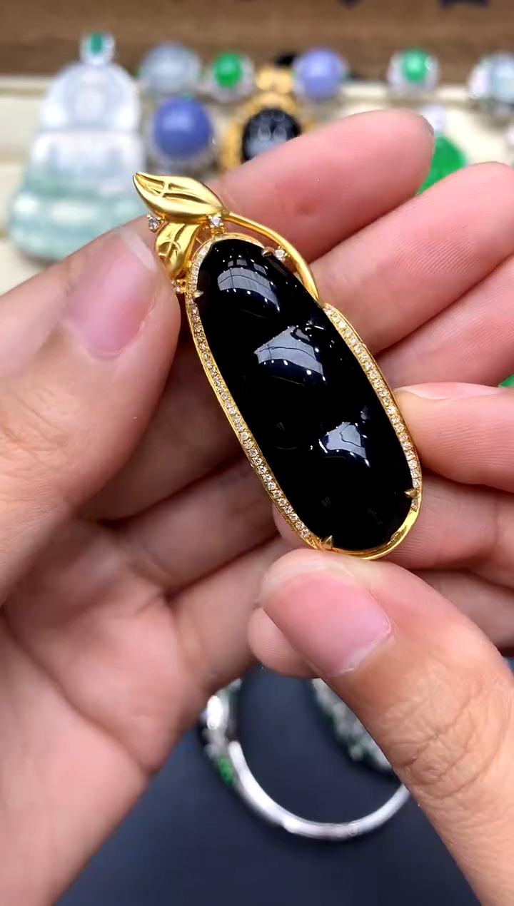 【闪购商品】翡翠颈饰18K金镶嵌464-中国好珍宝