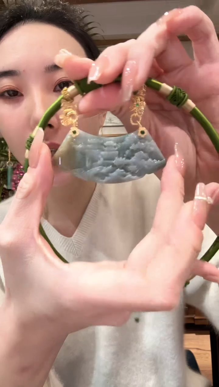 【闪购商品】翡翠颈饰未镶嵌国风